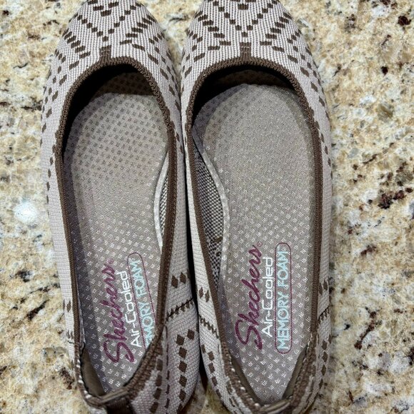 Women's Skecher Cleo 2.0 Air Cooled Memory Form Ballet Flats - Size 7.5 - Picture 9 of 13